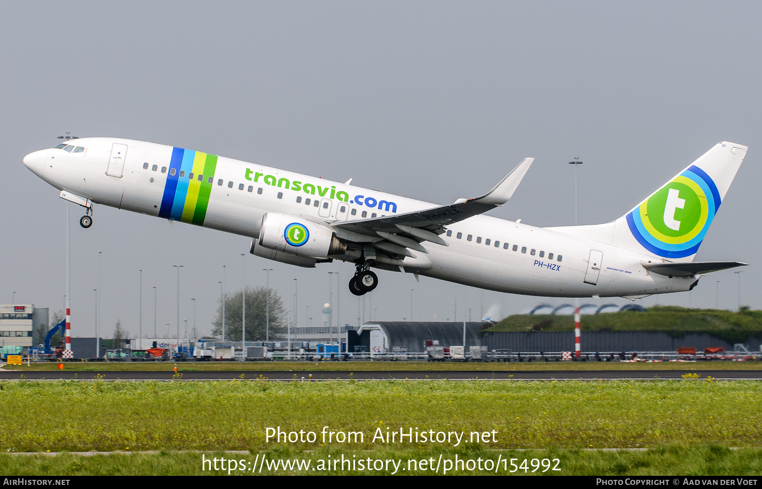 Aircraft Photo of PH-HZX | Boeing 737-8K2 | Transavia | AirHistory.net #154992