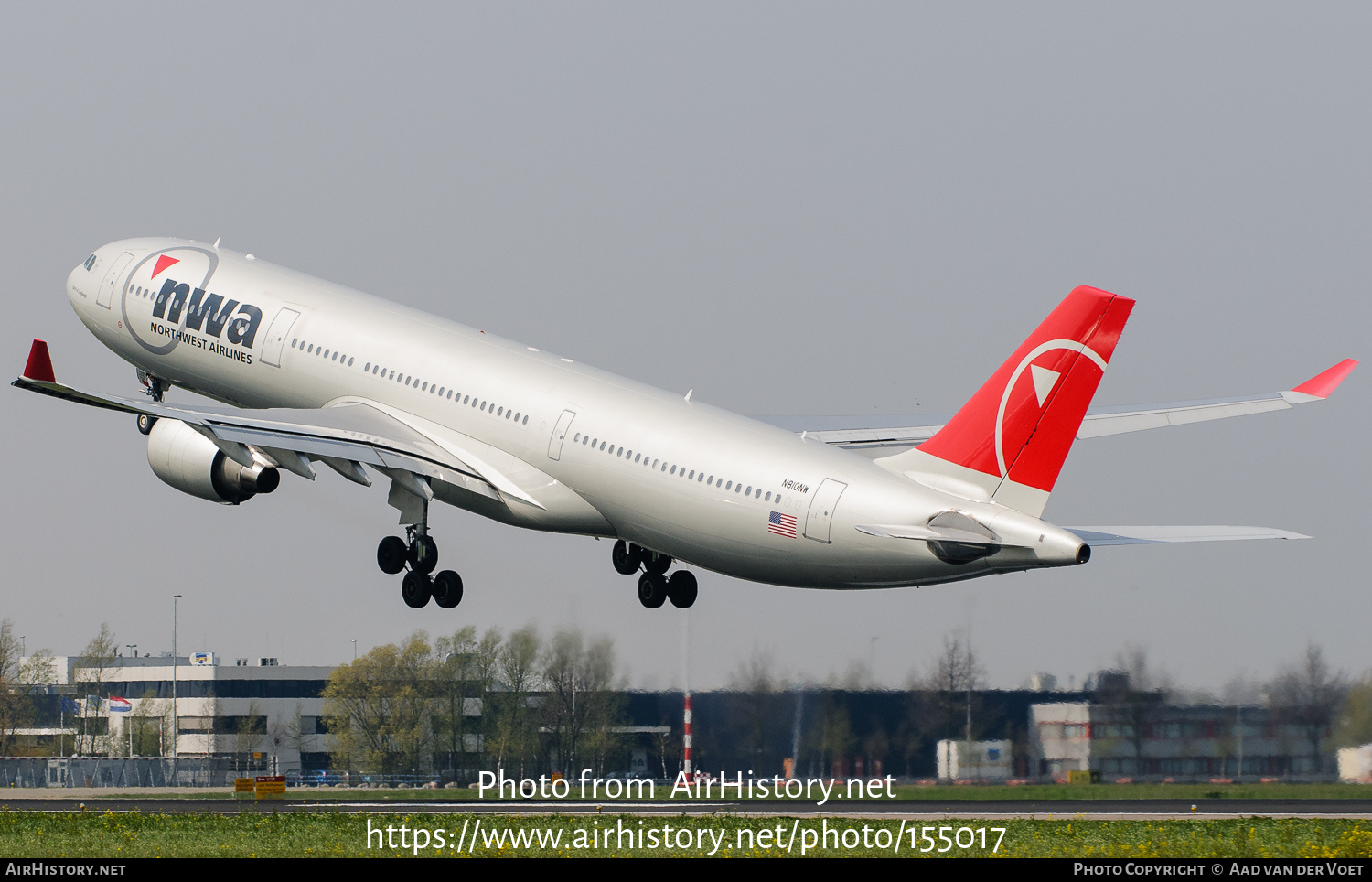 Aircraft Photo of N810NW | Airbus A330-323 | Northwest Airlines | AirHistory.net #155017