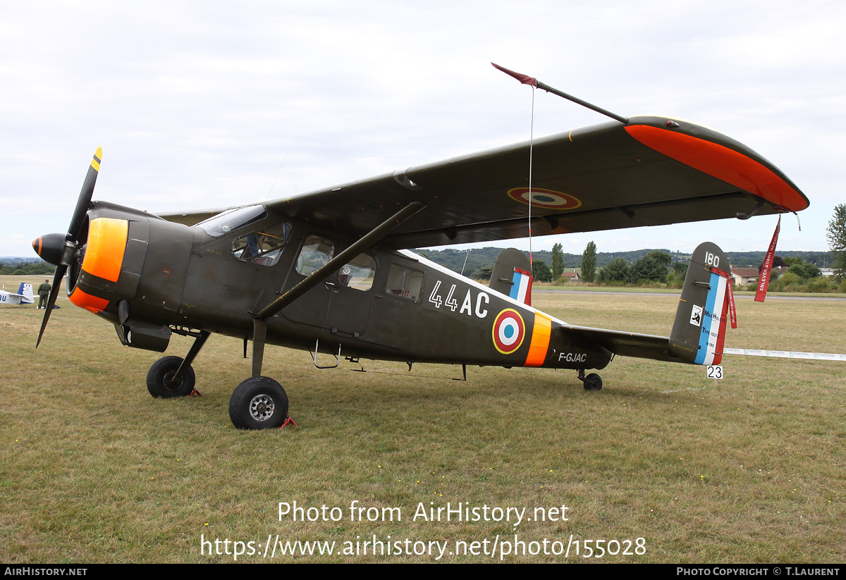 Aircraft Photo of F-GJAC / 180 | Max Holste MH.1521M Broussard | France - Air Force | AirHistory.net #155028