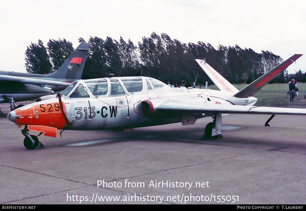 Aircraft Photo of 529 | Fouga CM-170R Magister | France - Air Force | AirHistory.net #155051