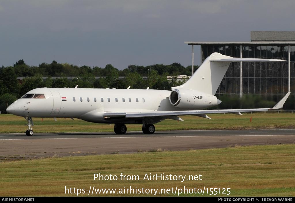 Aircraft Photo of T7-LUI | Bombardier Global 5000 (BD-700-1A11) | AirHistory.net #155125