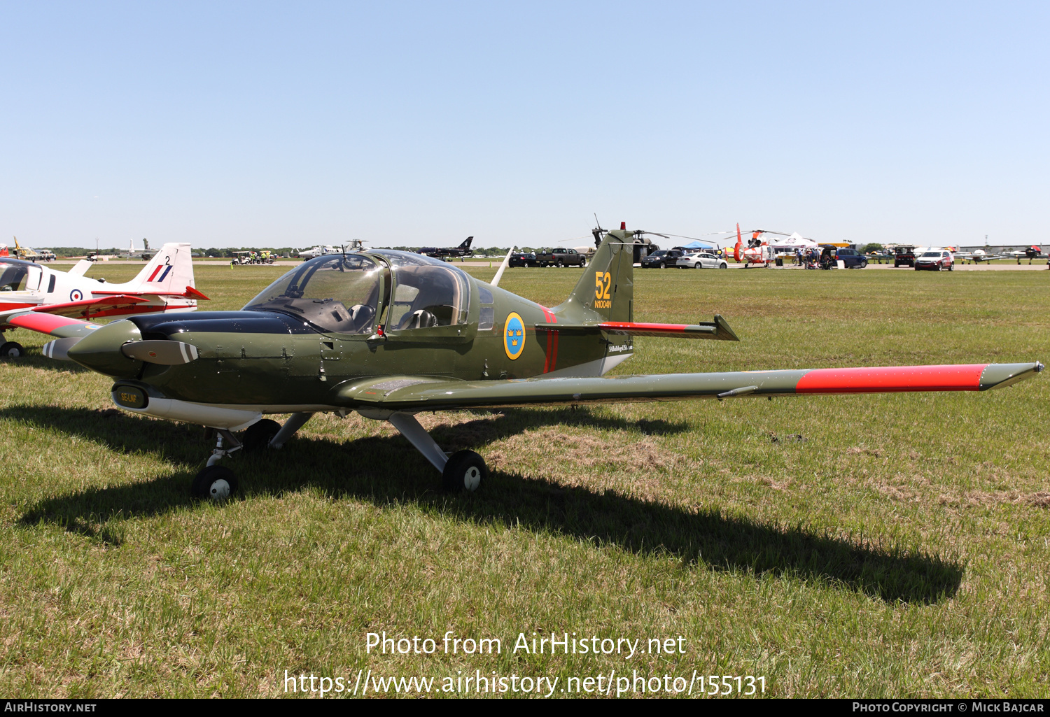 Aircraft Photo of N1004N | Scottish Aviation Bulldog 101 | Sweden - Air Force | AirHistory.net #155131