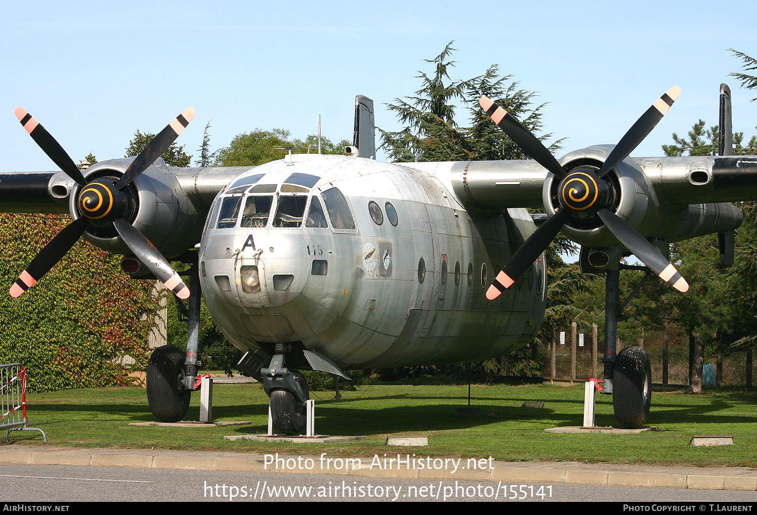 Aircraft Photo of 115 | Nord 2501F-3 Noratlas | France - Air Force | AirHistory.net #155141