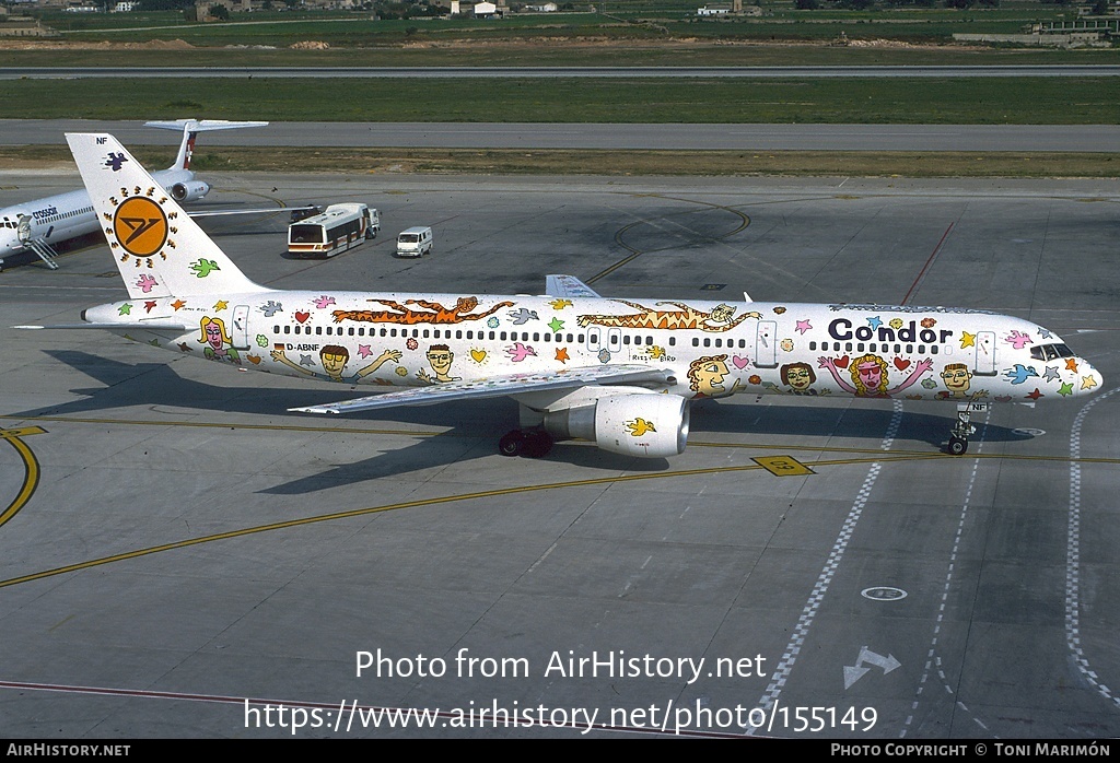 Aircraft Photo of D-ABNF | Boeing 757-230 | Condor Flugdienst | AirHistory.net #155149