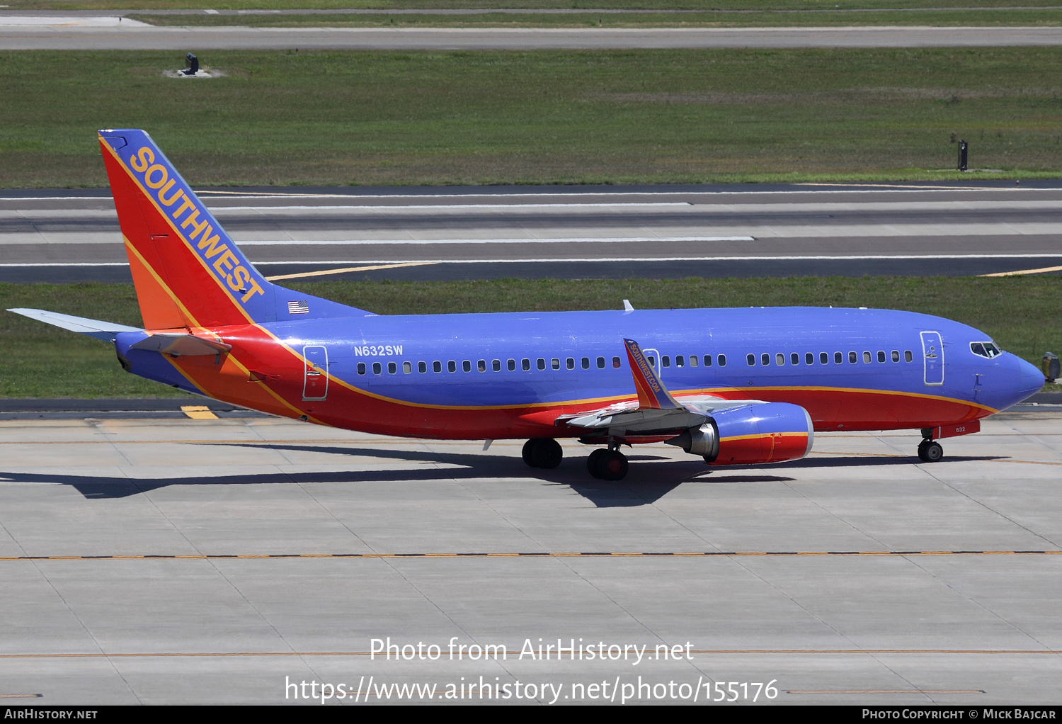 Aircraft Photo of N632SW | Boeing 737-3H4 | Southwest Airlines | AirHistory.net #155176