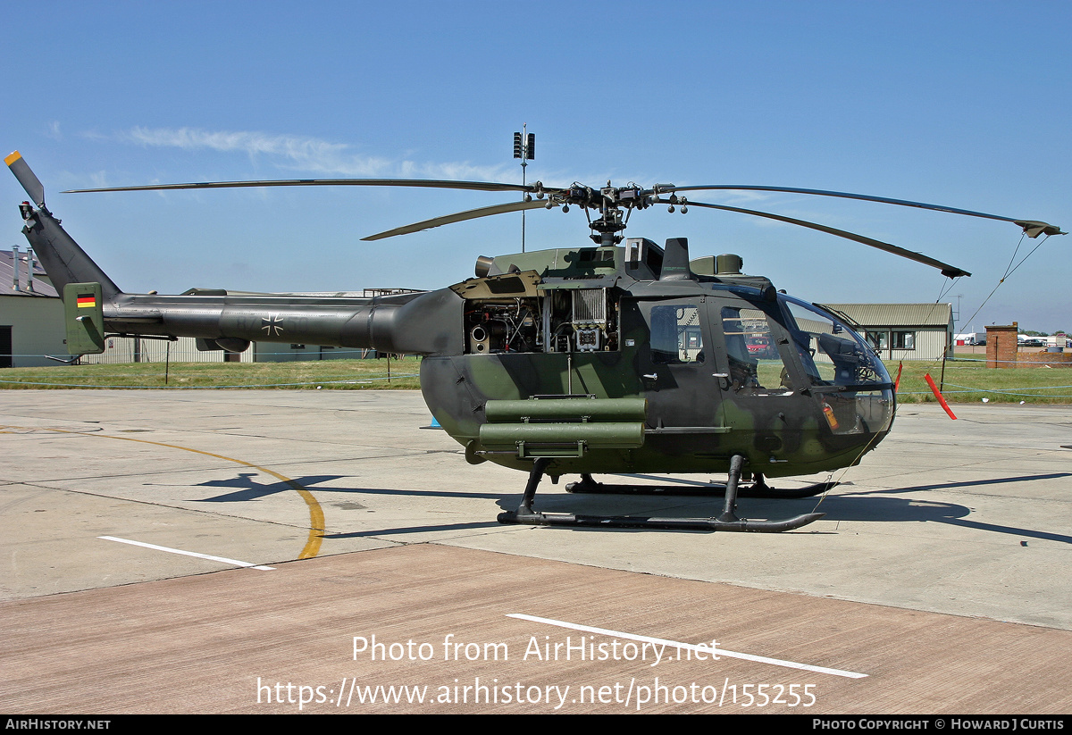 Aircraft Photo of 8750 | MBB BO-105P (PAH-1A1) | Germany - Army | AirHistory.net #155255