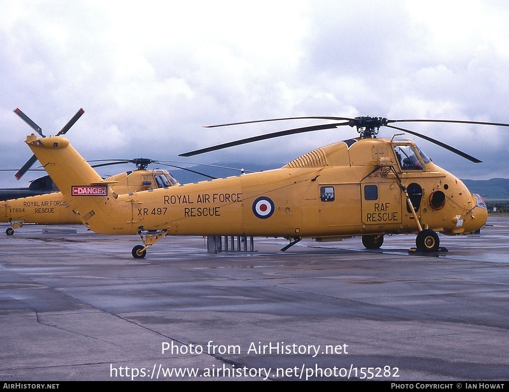 Aircraft Photo of XR497 | Westland WS-58 Wessex HC.2 | UK - Air Force | AirHistory.net #155282