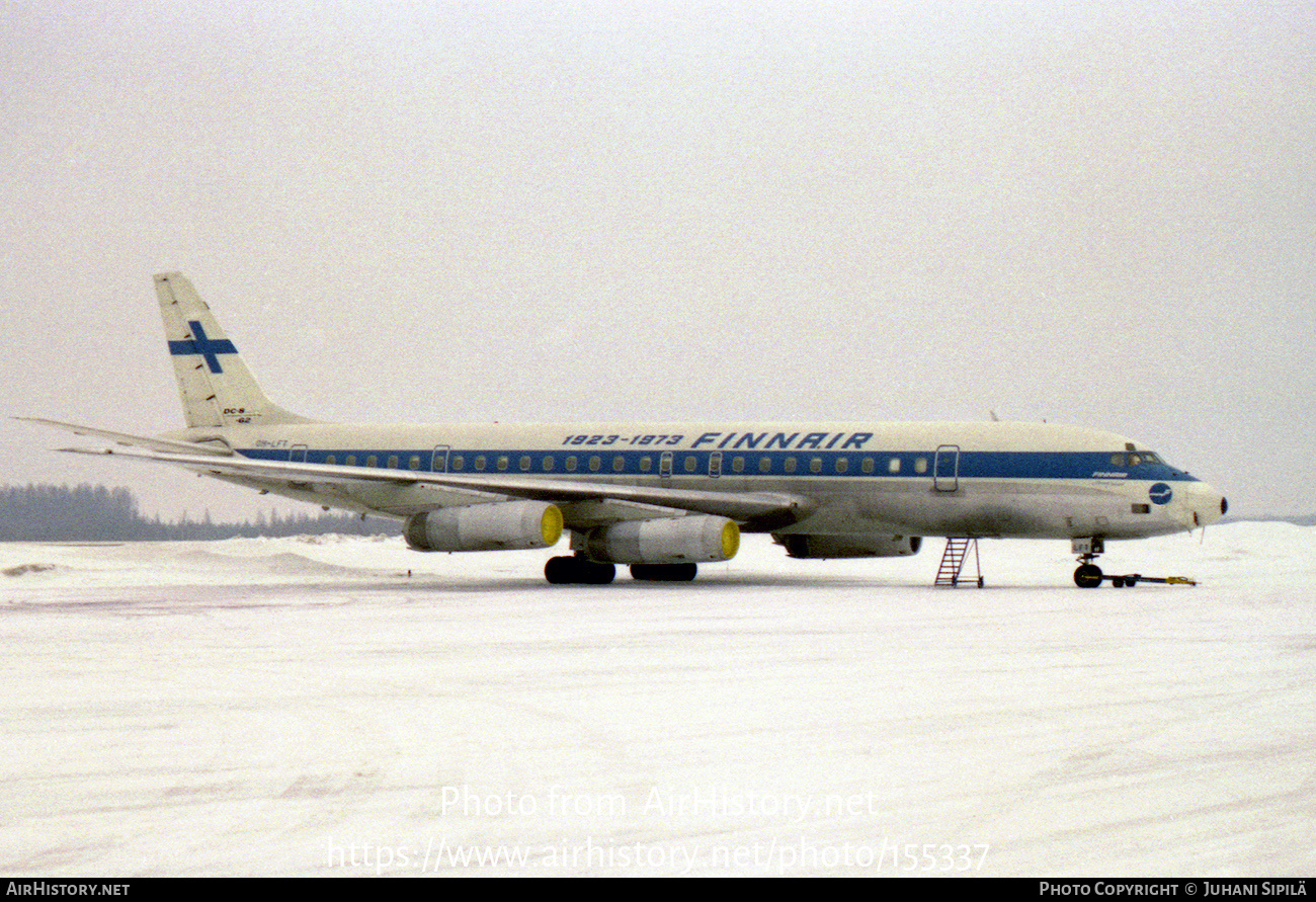 Aircraft Photo of OH-LFT | McDonnell Douglas DC-8-62CF | Finnair | AirHistory.net #155337