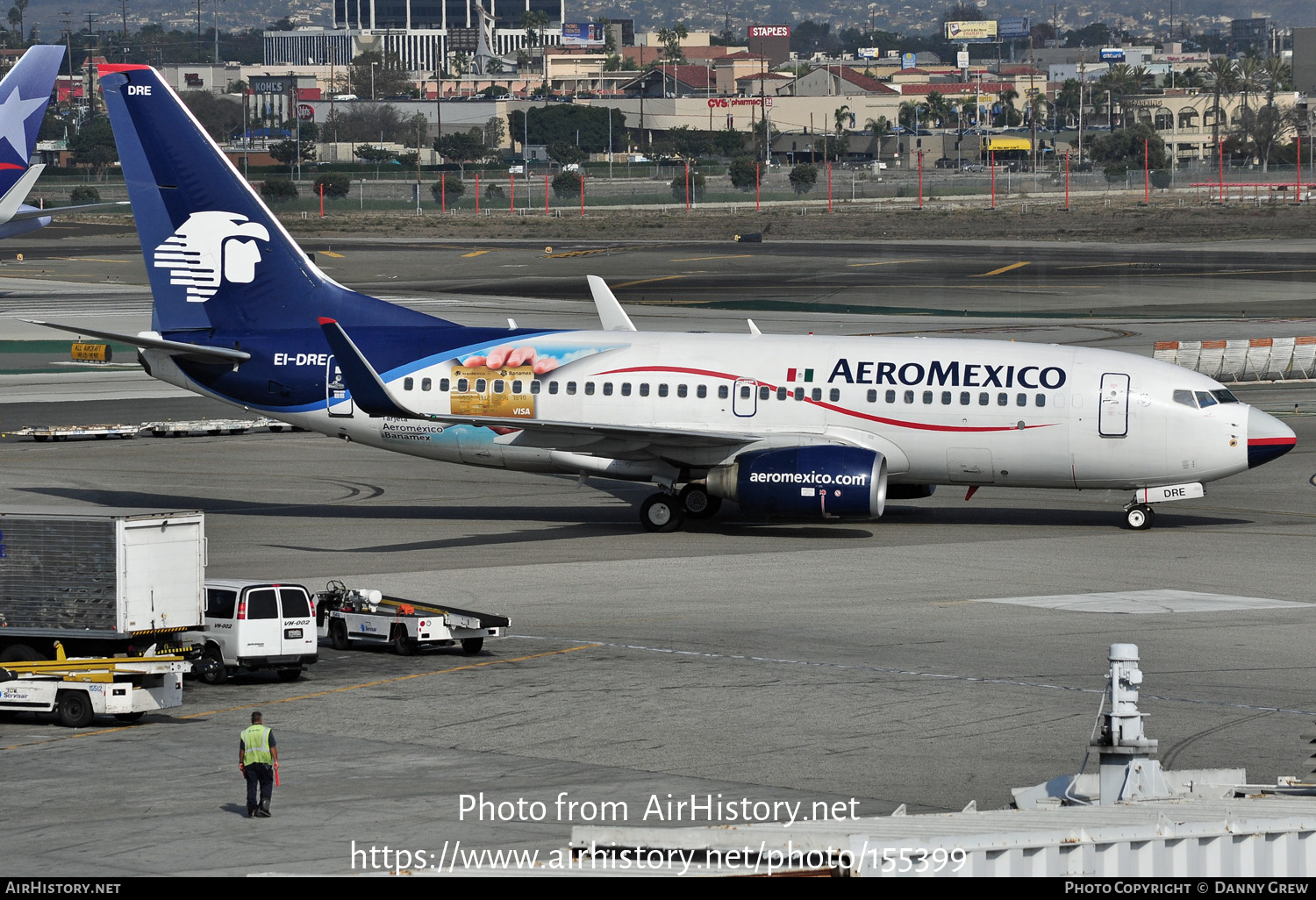 Aircraft Photo of EI-DRE | Boeing 737-752 | AeroMéxico | AirHistory.net #155399