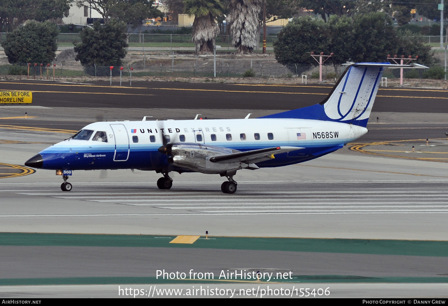 Aircraft Photo of N568SW | Embraer EMB-120ER Brasilia | United Express | AirHistory.net #155406