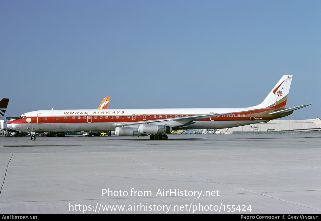 Aircraft Photo of N805WA | McDonnell Douglas DC-8-63CF | World Airways | AirHistory.net #155424