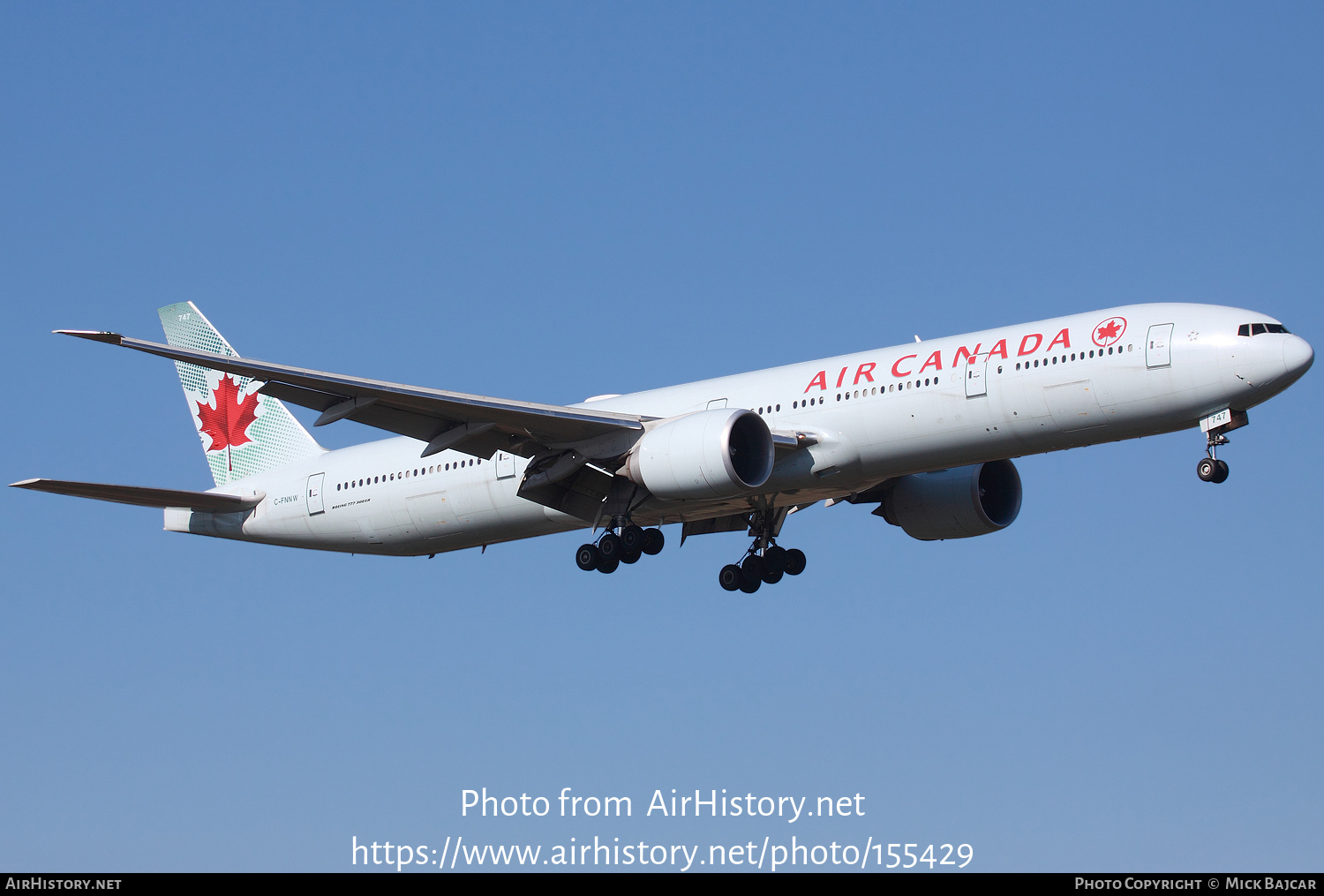 Aircraft Photo of C-FNNW | Boeing 777-333/ER | Air Canada | AirHistory.net #155429