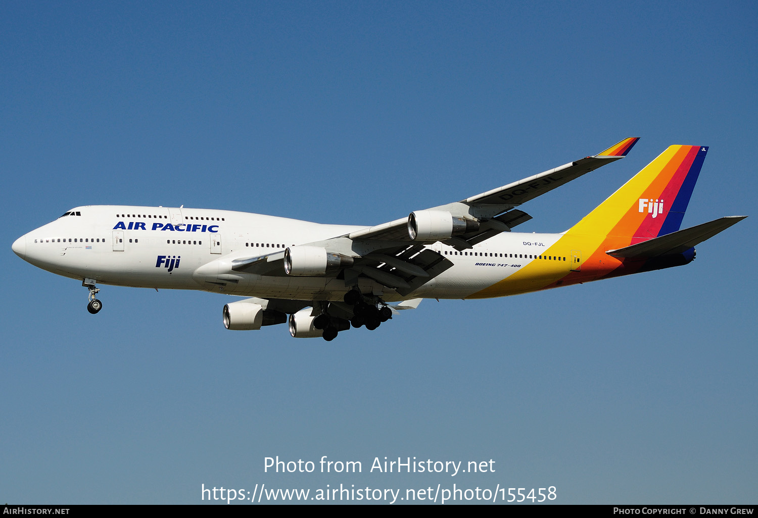 Aircraft Photo of DQ-FJL | Boeing 747-412 | Air Pacific | AirHistory.net #155458