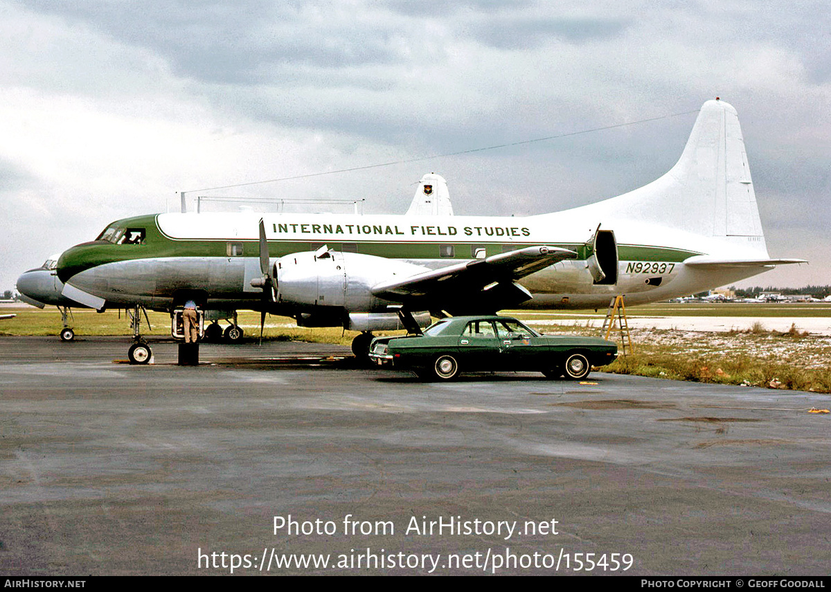 Aircraft Photo of N92937 | Convair VT-29B | International Field Studies | AirHistory.net #155459