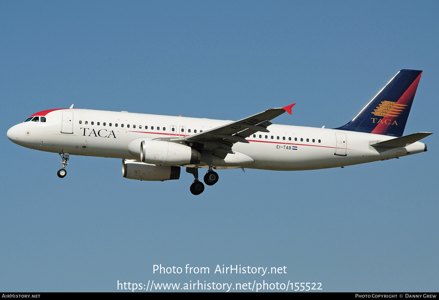 Aircraft Photo of EI-TAB | Airbus A320-233 | TACA - Transportes Aéreos Centro Americanos | AirHistory.net #155522