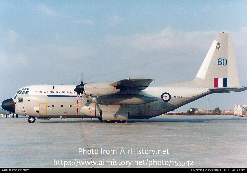 Aircraft Photo of A97-160 | Lockheed C-130E Hercules (L-382) | Australia - Air Force | AirHistory.net #155542