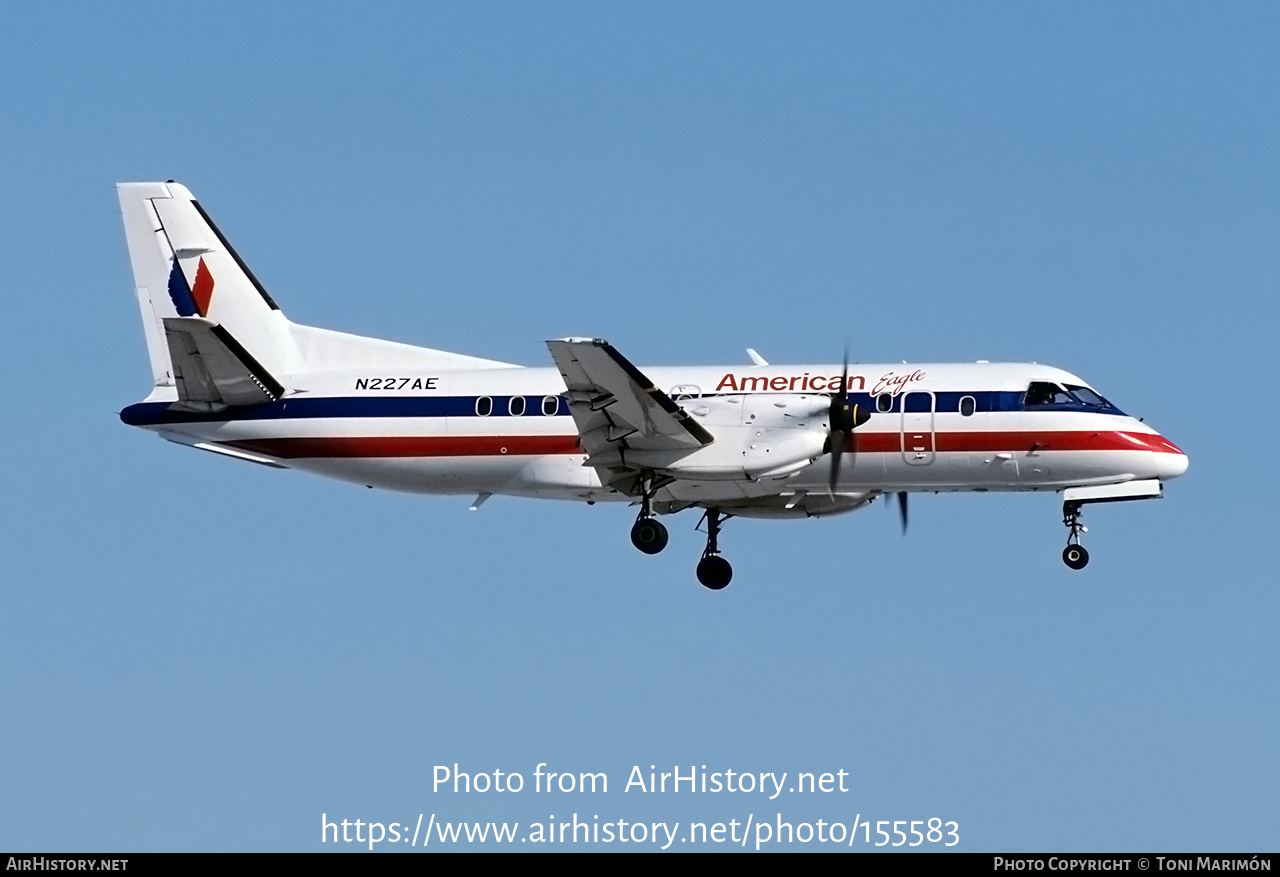 Aircraft Photo of N227AE | Saab 340B | American Eagle | AirHistory.net #155583