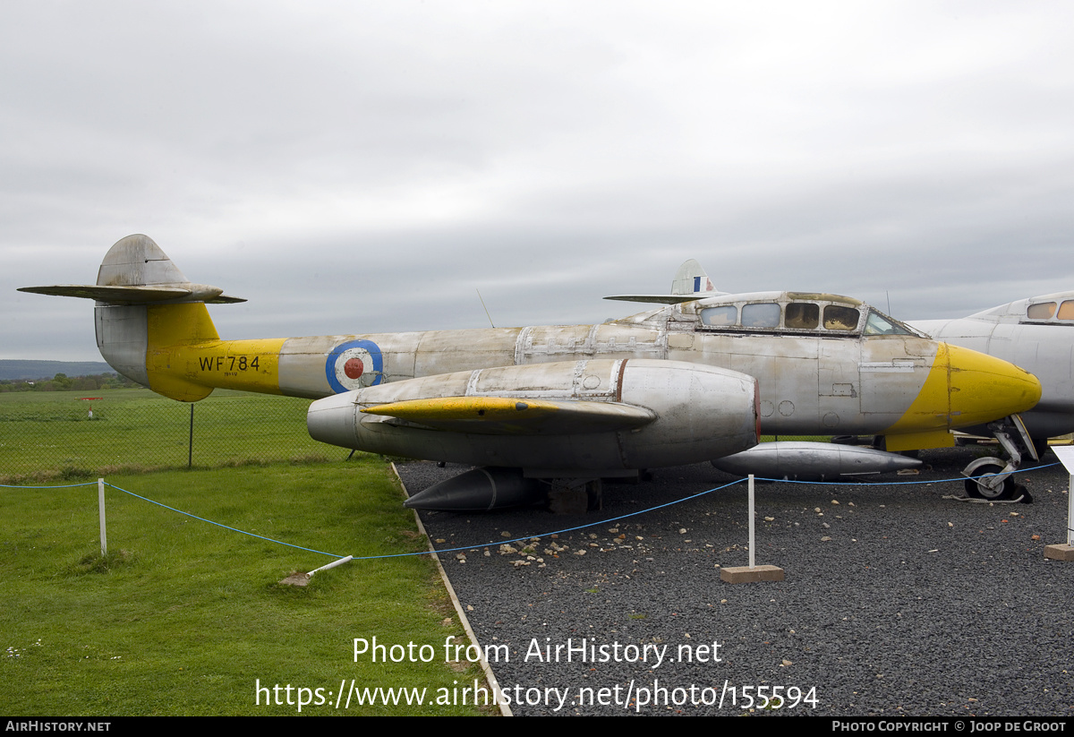 Aircraft Photo of WF784 | Gloster Meteor T7 | UK - Air Force | AirHistory.net #155594