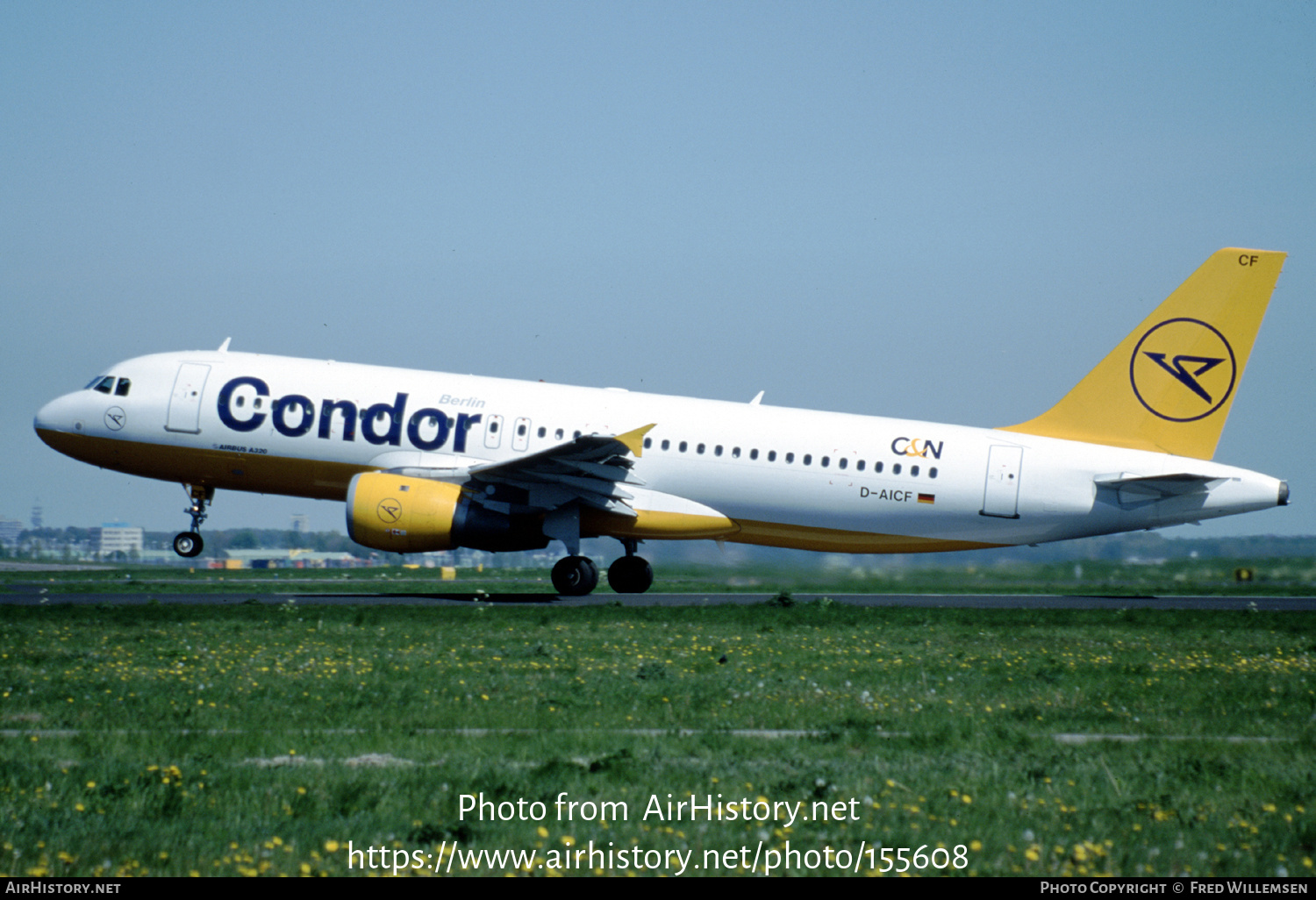 Aircraft Photo of D-AICF | Airbus A320-212 | Condor Flugdienst | AirHistory.net #155608