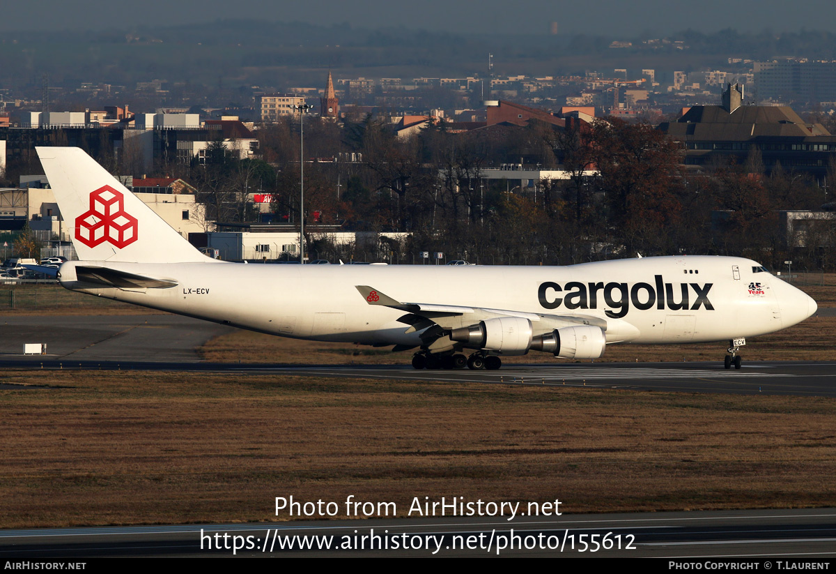 Aircraft Photo of LX-ECV | Boeing 747-4HQF/ER | Cargolux | AirHistory.net #155612