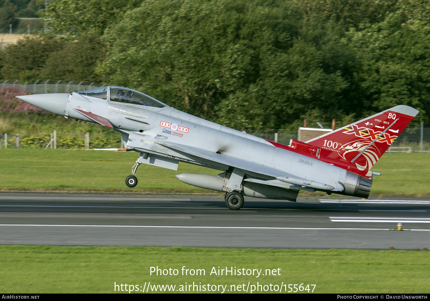 Aircraft Photo of ZK353 | Eurofighter EF-2000 Typhoon FGR4 | UK - Air Force | AirHistory.net #155647