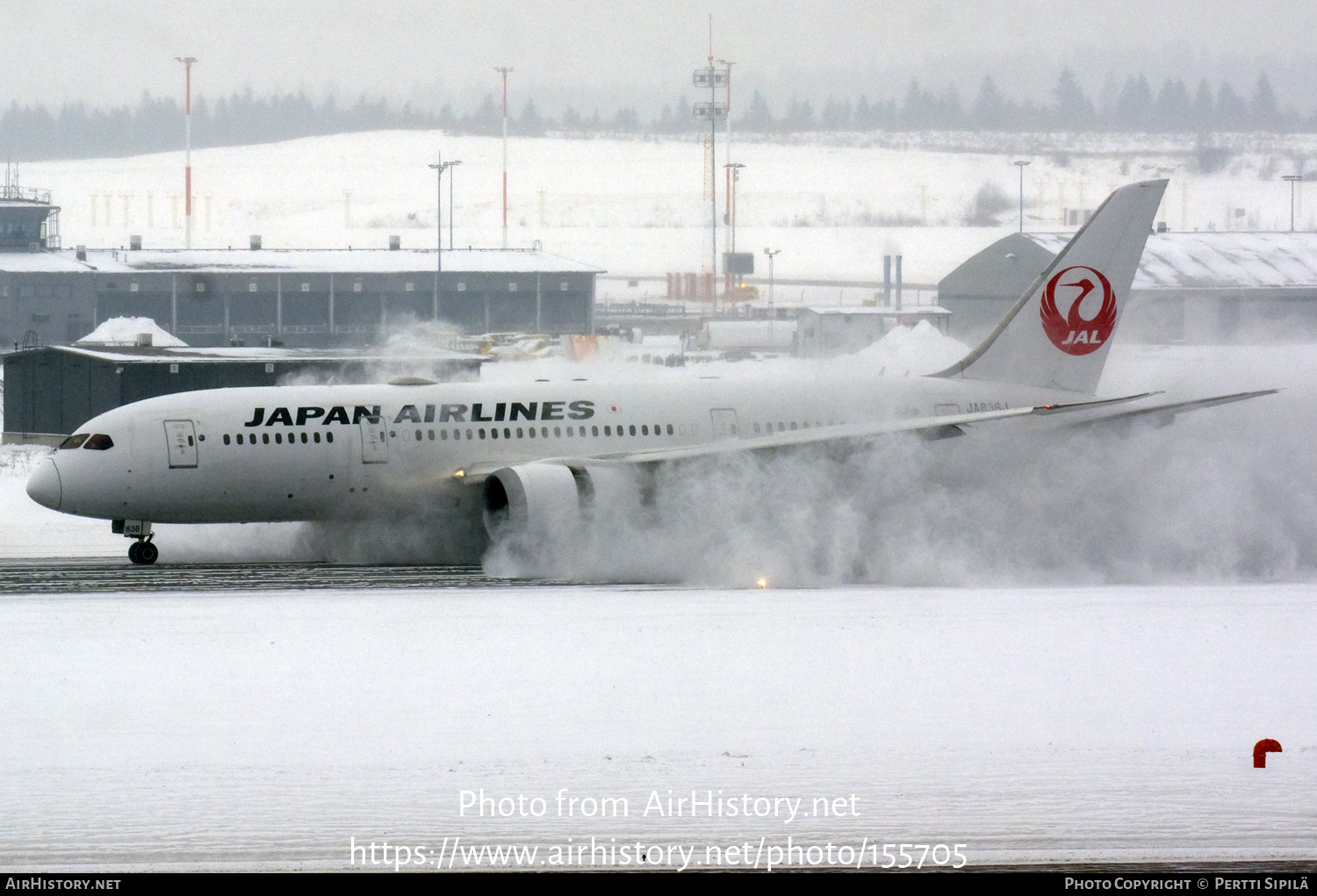 Aircraft Photo of JA836J | Boeing 787-8 Dreamliner | Japan Airlines - JAL | AirHistory.net #155705