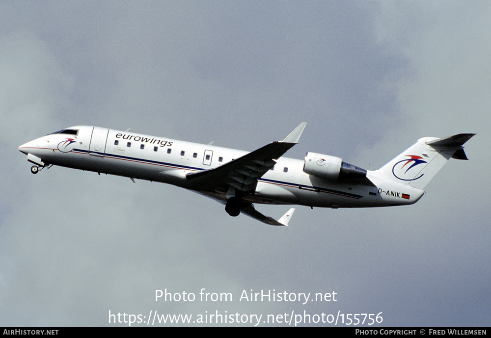 Aircraft Photo of D-ANIK | Canadair CRJ-100LR (CL-600-2B19) | Eurowings | AirHistory.net #155756