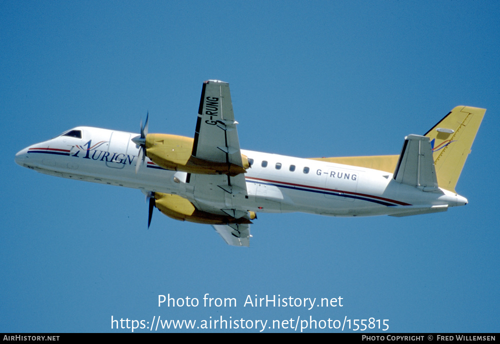 Aircraft Photo of G-RUNG | Saab-Fairchild SF-340A | Aurigny Air Services | AirHistory.net #155815