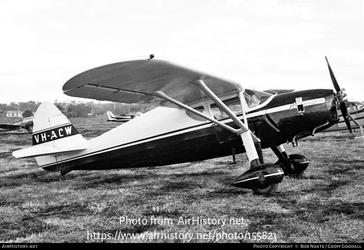 Aircraft Photo of VH-ACW | Fairchild 24R-9 | AirHistory.net #155821