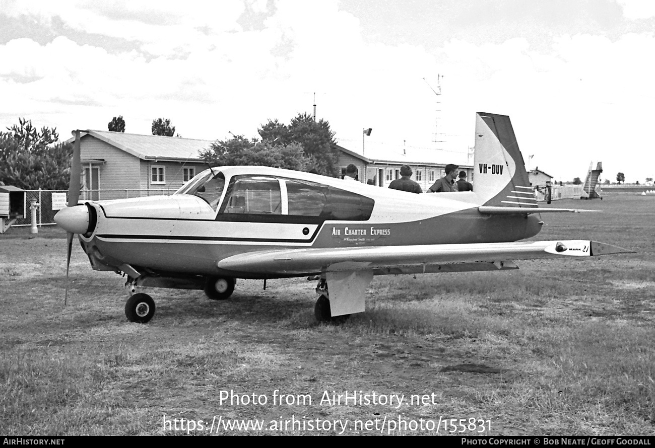 Aircraft Photo of VH-DUV | Mooney M-20B Mark 21 | Air Charter Express | AirHistory.net #155831