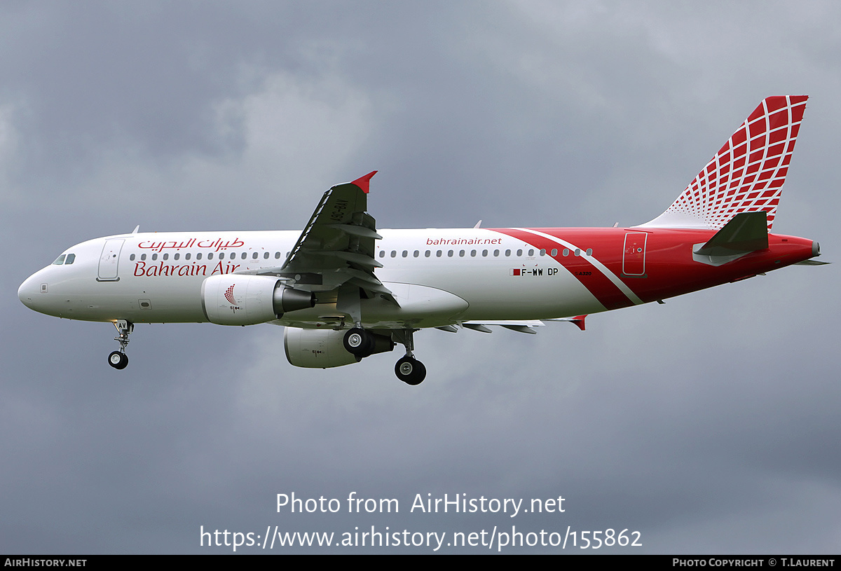 Aircraft Photo of F-WWDP | Airbus A320-214 | Bahrain Air | AirHistory.net #155862