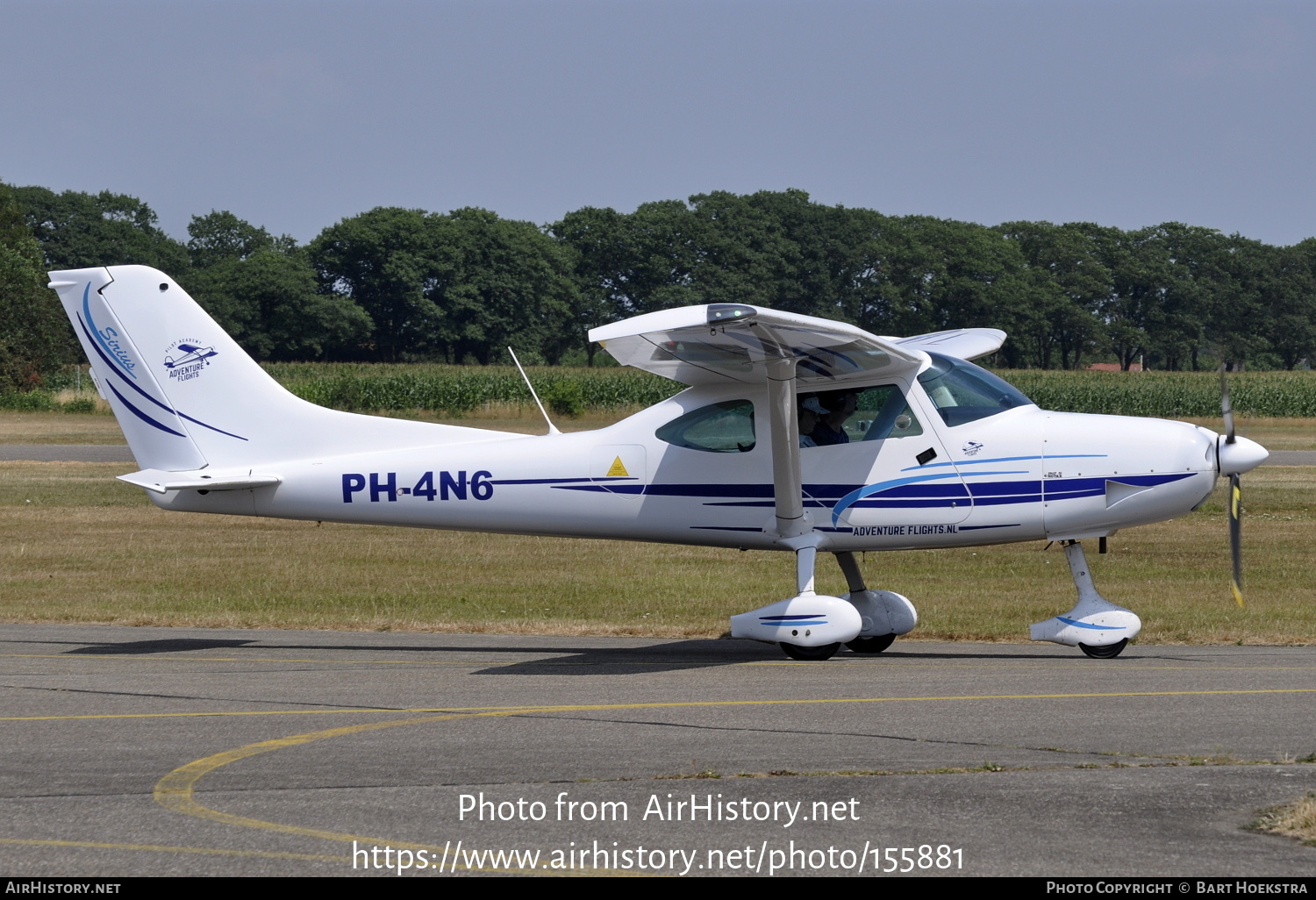 Aircraft Photo of PH-4N6 | TL Ultralight TL-3000 Sirius | Adventure Flights | AirHistory.net #155881