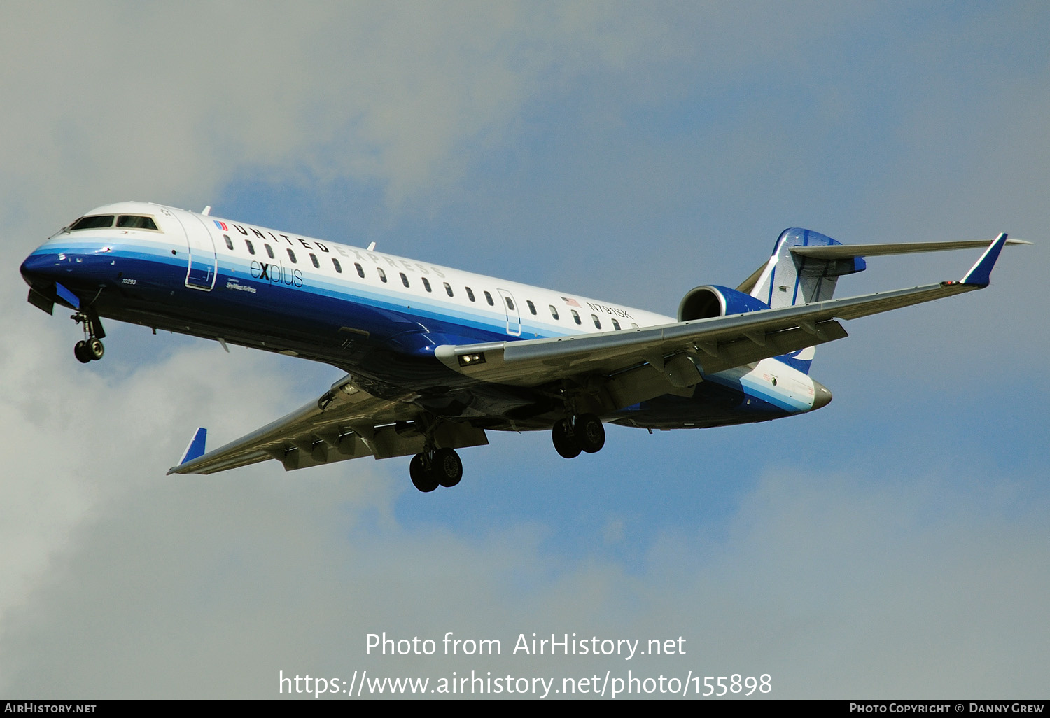 Aircraft Photo of N791SK | Bombardier CRJ-702ER NG (CL-600-2C10 ...