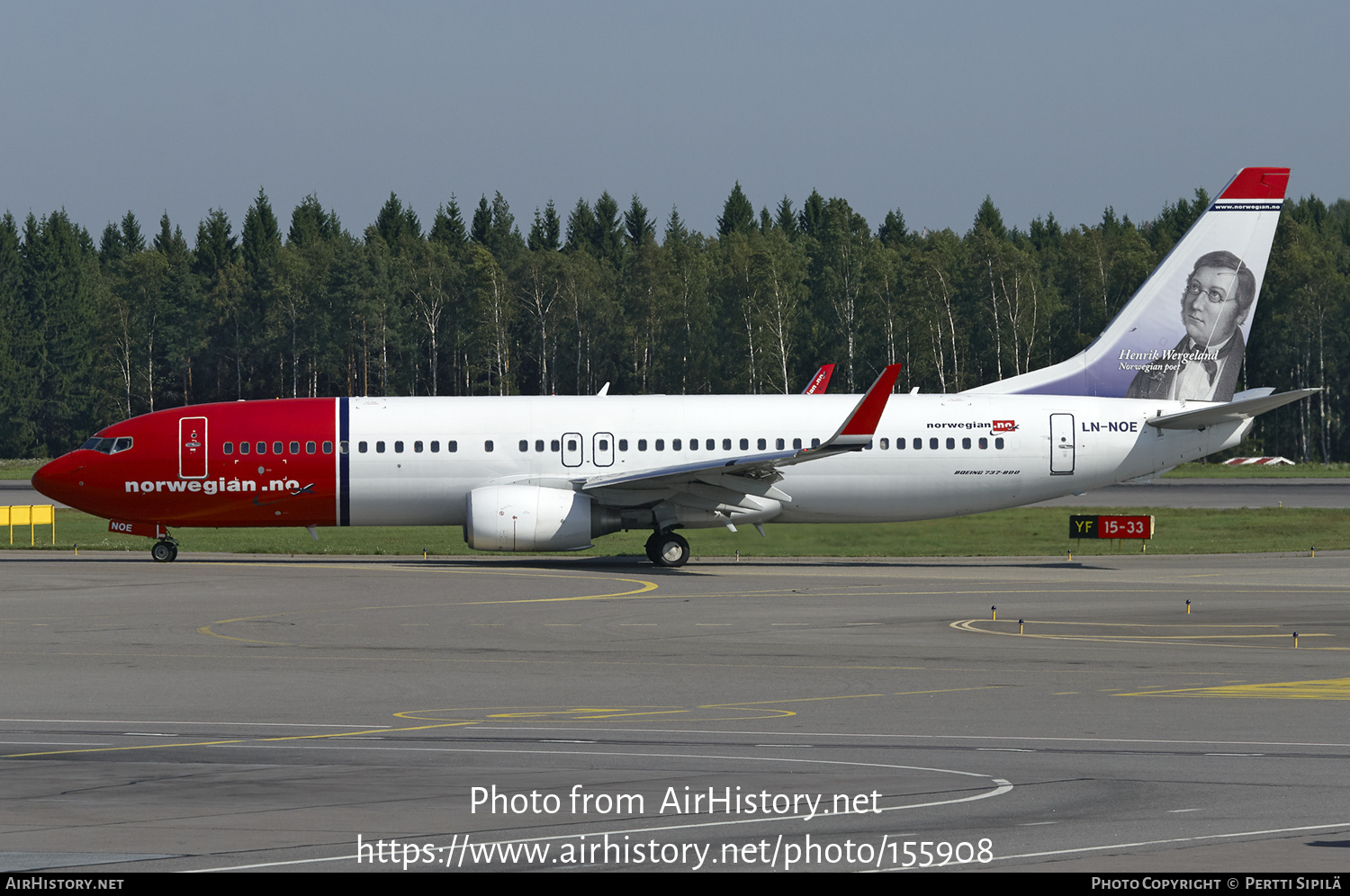 Aircraft Photo of LN-NOE | Boeing 737-8Q8 | Norwegian | AirHistory.net #155908