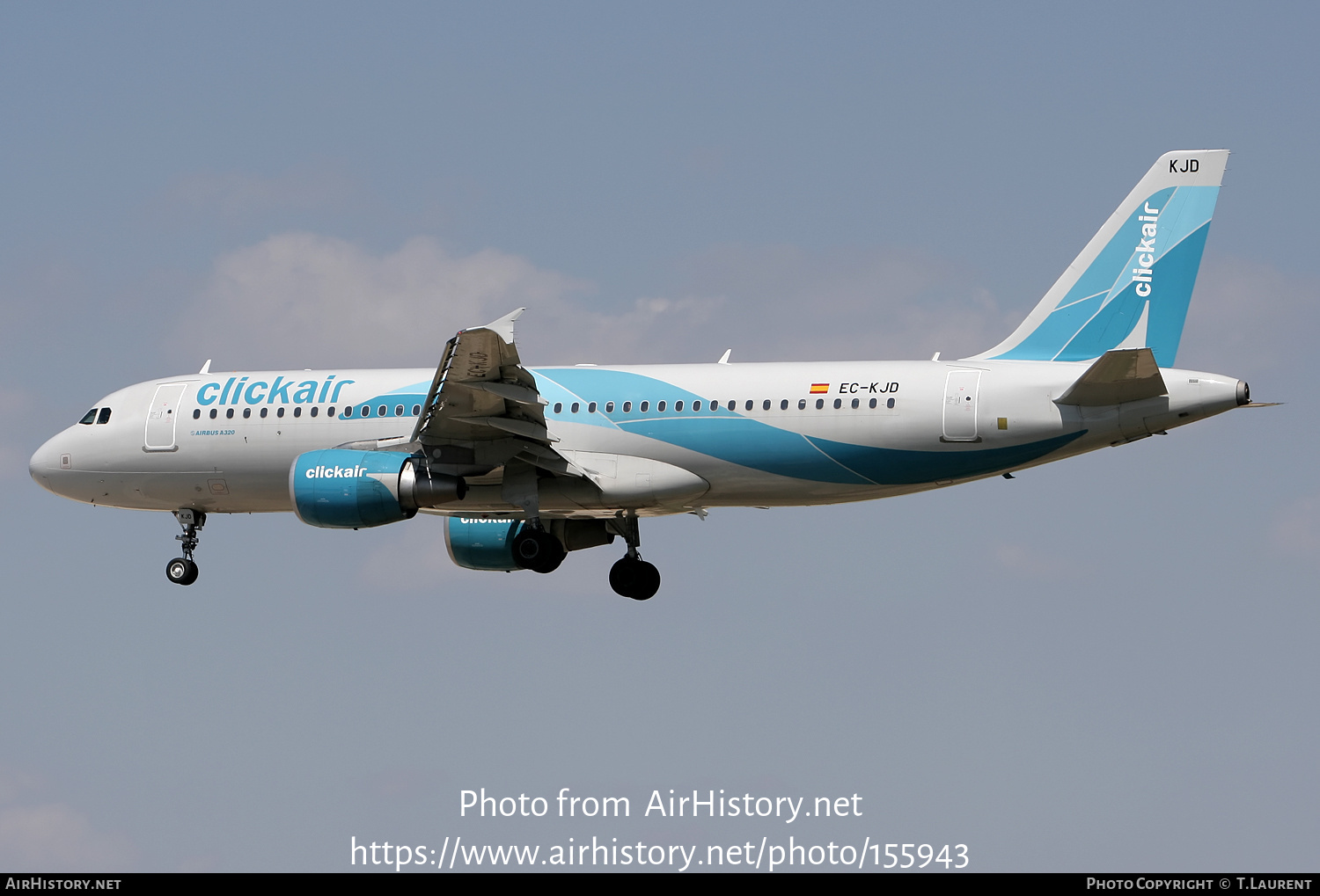 Aircraft Photo of EC-KJD | Airbus A320-216 | Clickair | AirHistory.net #155943