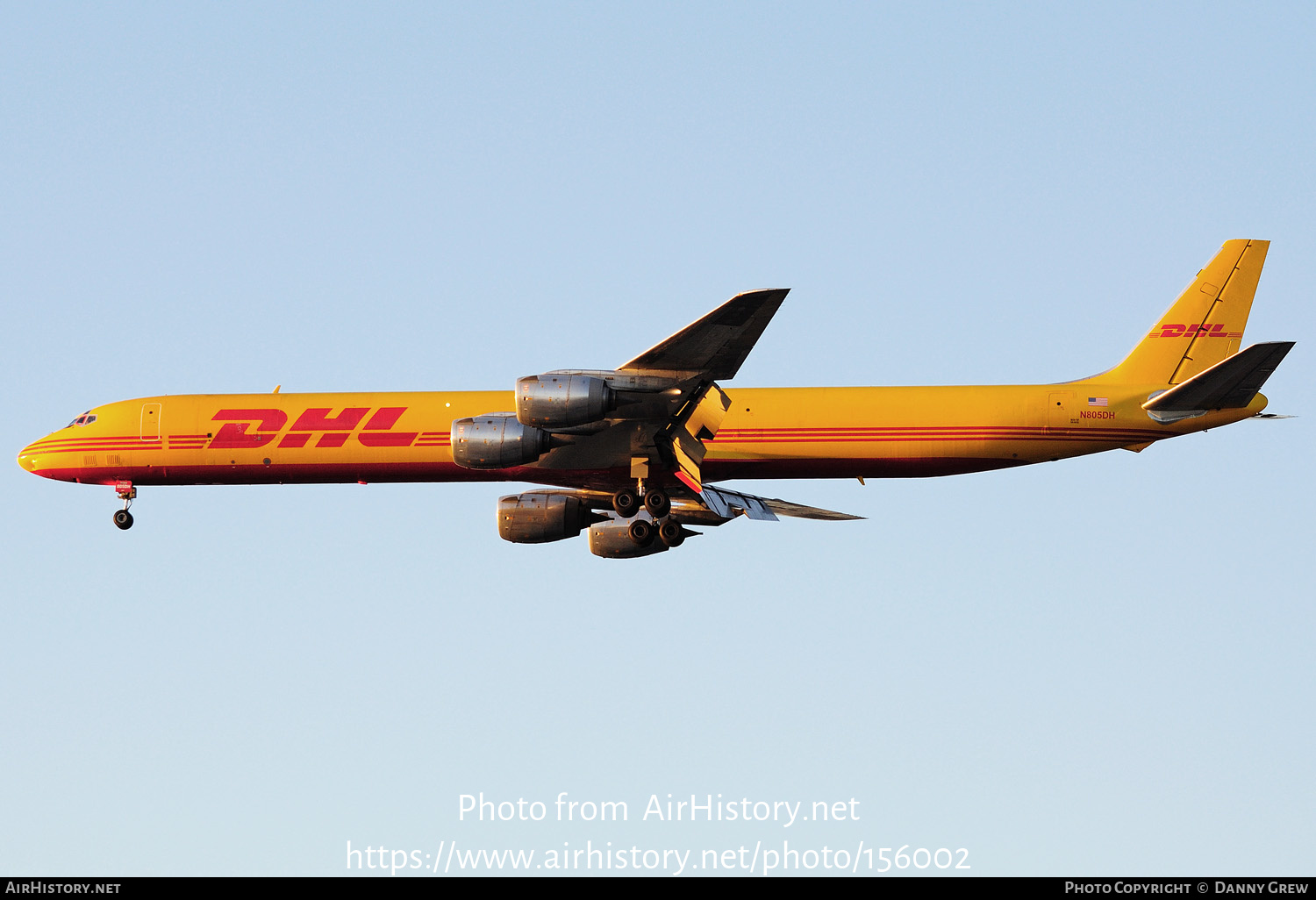 Aircraft Photo of N805DH | McDonnell Douglas DC-8-73(F) | DHL International | AirHistory.net #156002