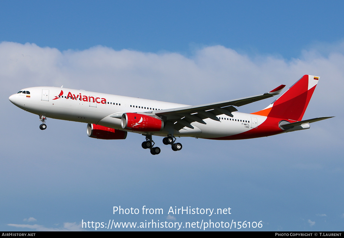 Aircraft Photo of F-WWTL | Airbus A330-243 | Avianca | AirHistory.net #156106