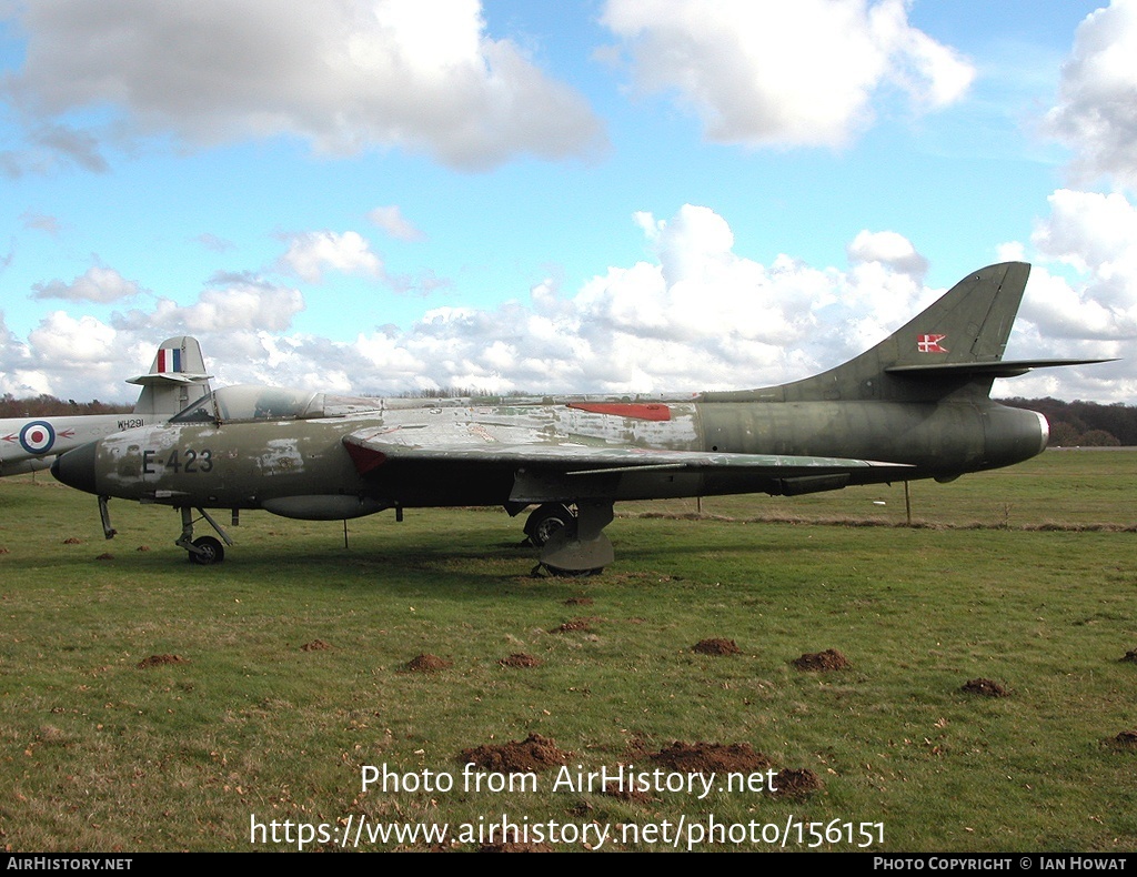 Aircraft Photo of E-423 | Hawker Hunter F51 | Denmark - Air Force | AirHistory.net #156151