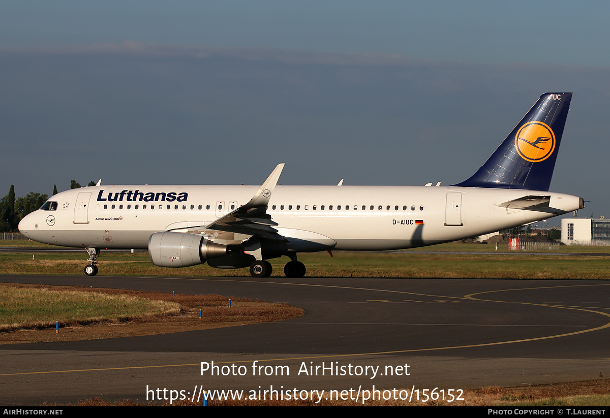 Aircraft Photo of D-AIUC | Airbus A320-214 | Lufthansa | AirHistory.net #156152