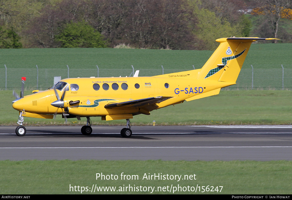 Aircraft Photo of G-SASD | Raytheon B200C King Air | Scottish Ambulance Service | AirHistory.net #156247