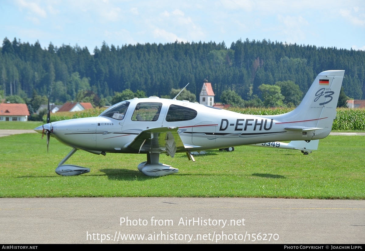 Aircraft Photo of D-EFHU | Cirrus SR-22 G3-GTS | AirHistory.net #156270