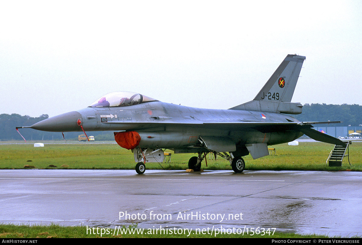 Aircraft Photo of J-249 | General Dynamics F-16A Fighting Falcon | Netherlands - Air Force | AirHistory.net #156347