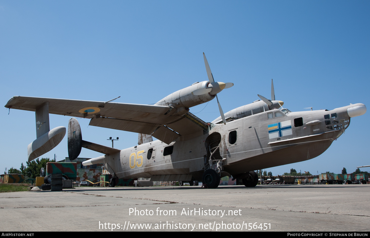 Aircraft Photo of 05 yellow | Beriev Be-12PS Chaika | Ukraine - Navy | AirHistory.net #156451