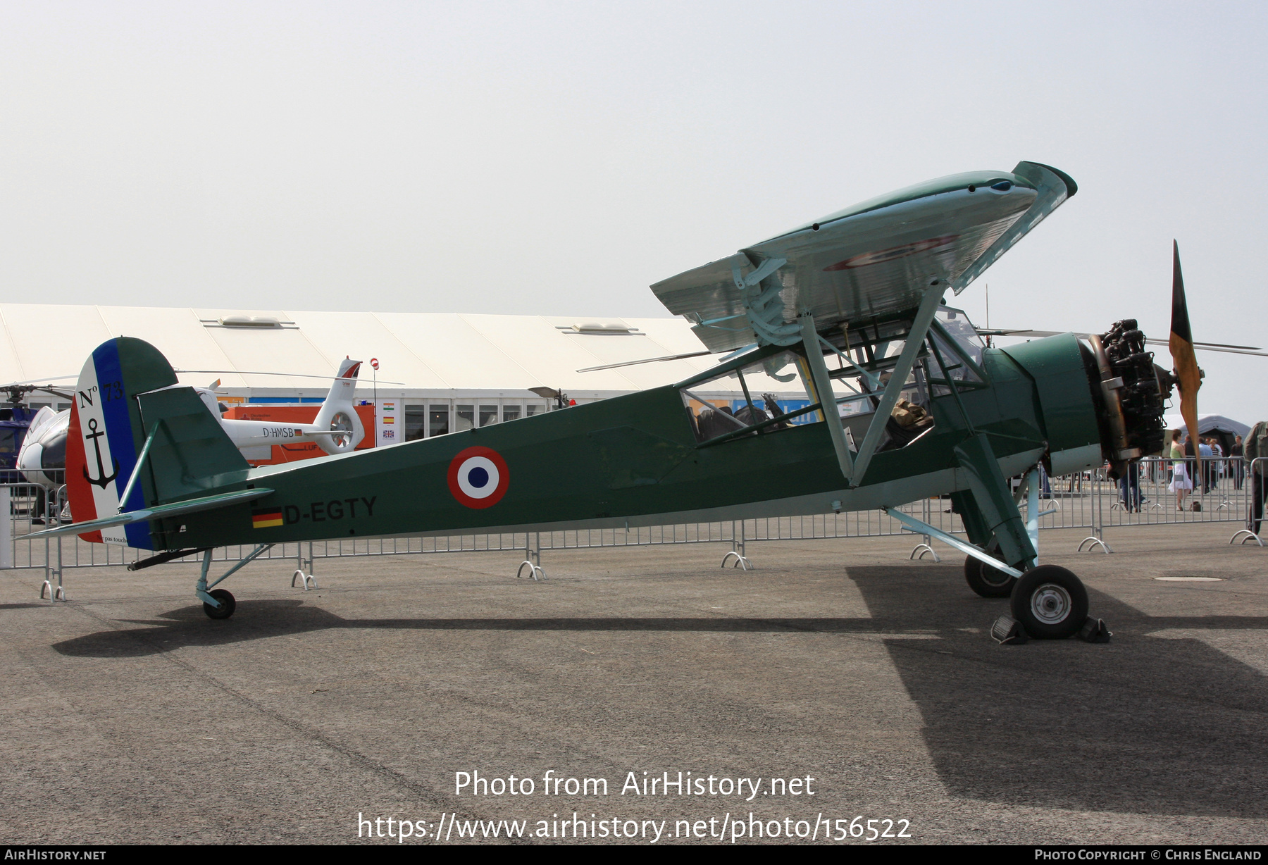 Aircraft Photo of D-EGTY / 73 | Morane-Saulnier MS.505 Criquet | France - Navy | AirHistory.net #156522