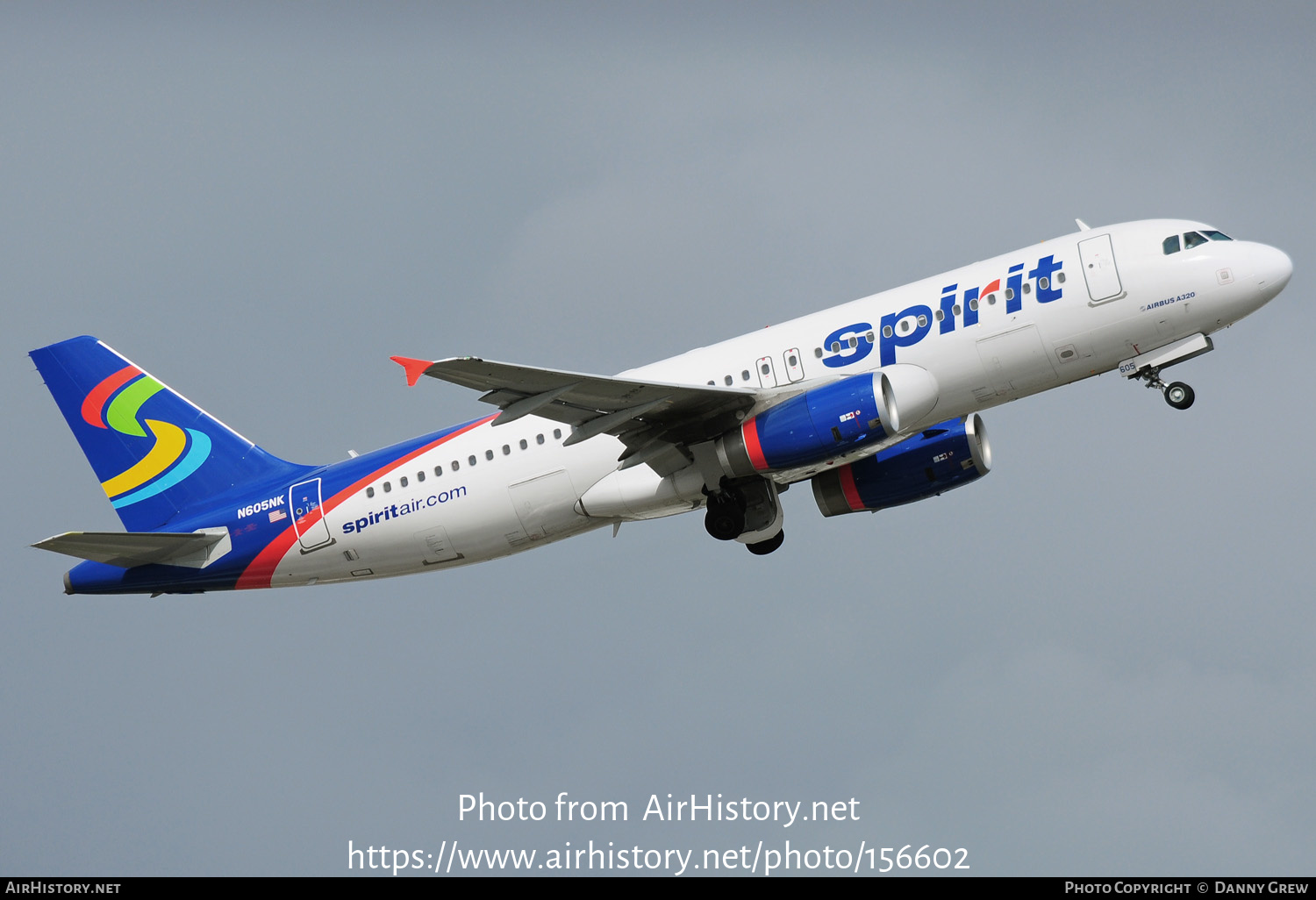 Aircraft Photo of N605NK | Airbus A320-232 | Spirit Airlines | AirHistory.net #156602