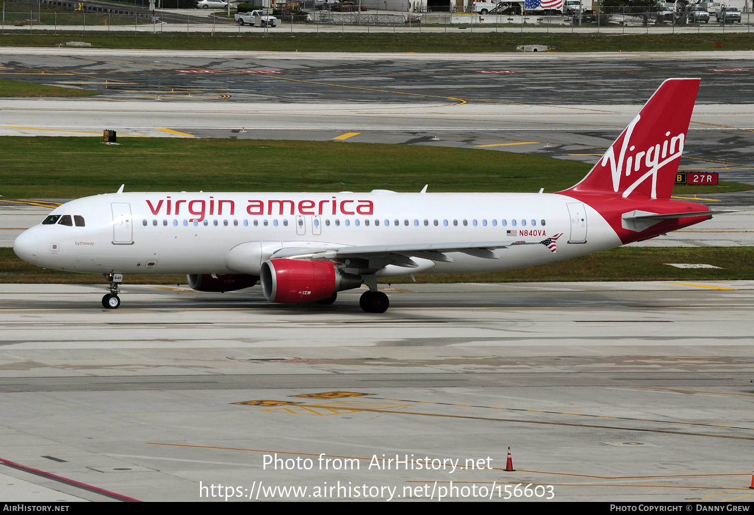 Aircraft Photo of N840VA | Airbus A320-214 | Virgin America | AirHistory.net #156603