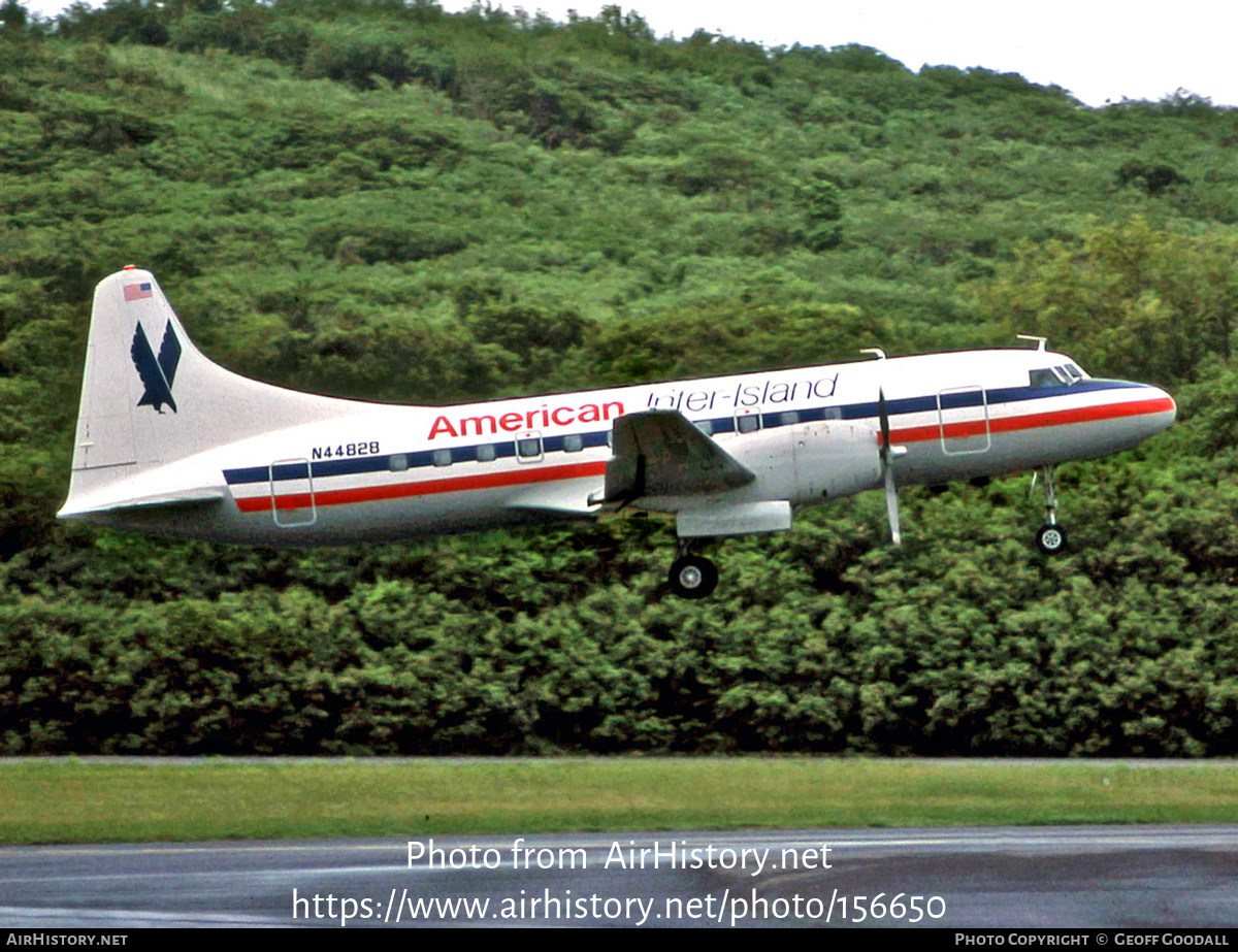 Aircraft Photo of N44828 | Convair 440-61 Metropolitan | American Inter-Island | AirHistory.net #156650