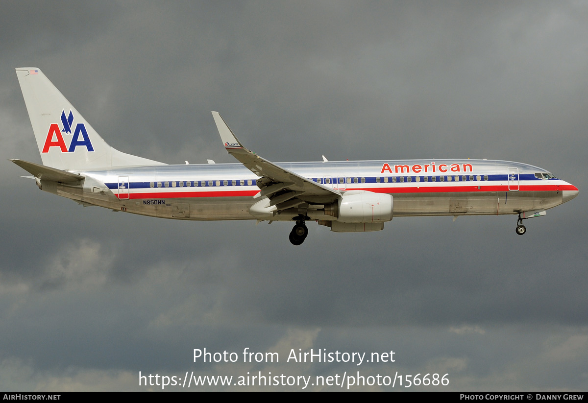 Aircraft Photo of N850NN | Boeing 737-823 | American Airlines | AirHistory.net #156686