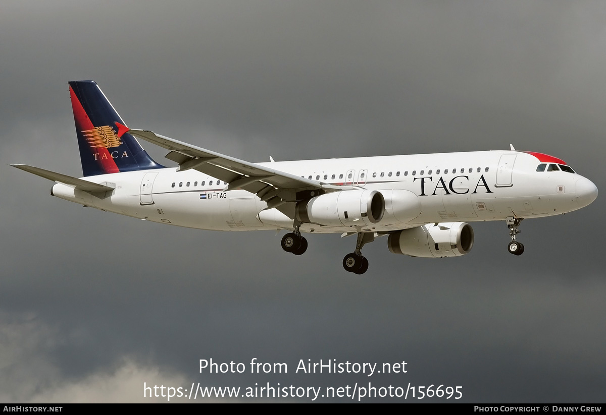 Aircraft Photo of EI-TAG | Airbus A320-233 | TACA - Transportes Aéreos Centro Americanos | AirHistory.net #156695