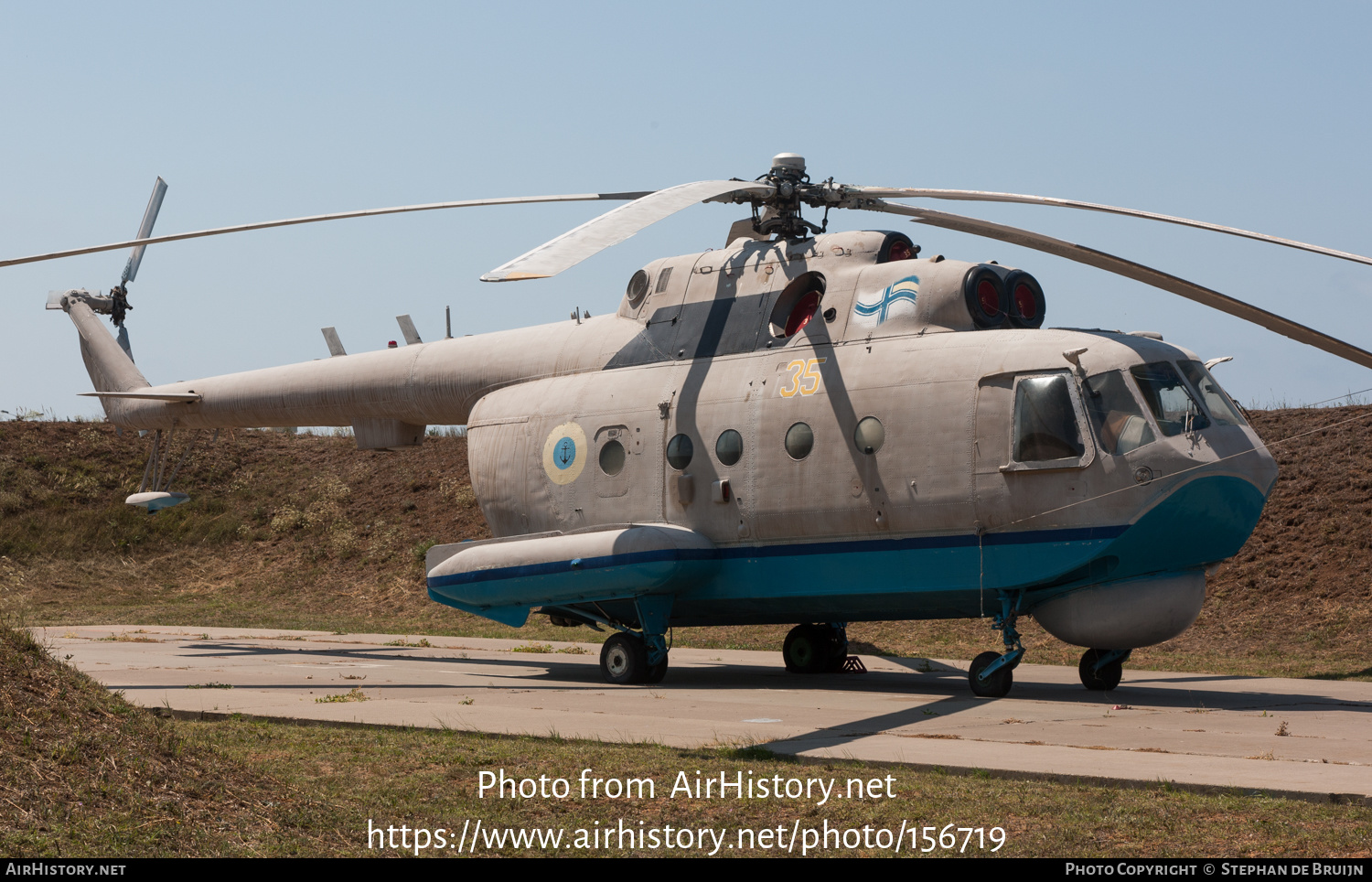 Aircraft Photo of 35 yellow | Mil Mi-14PL | Ukraine - Navy | AirHistory.net #156719